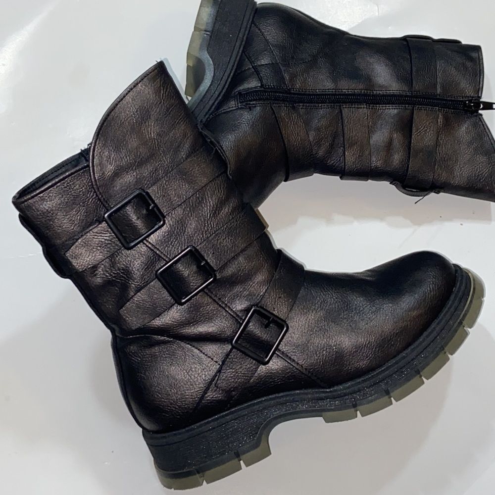 Mia Women Shoes Boots Size 6m Black